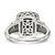 Shey Couture Sterling Silver with 14K Accent Antiqued Black Onyx Ring - View 6