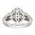 Shey Couture Sterling Silver Rhodium-Plated with 14K Accent 0.06ct Diamond Ring - View 6