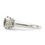 Shey Couture Sterling Silver with 14K Accent Antiqued Cushion Peridot Ring - View 3