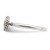 Shey Couture Sterling Silver with 14K Accent Antiqued Round Blue Topaz Ring - View 4