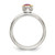 Shey Couture Sterling Silver Rhodium-Plated with 14K Accent Polished Cushion-Cut Rhodolite Garnet Ring, 2 mm - View 2