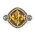 Shey Couture Sterling Silver with 14K Accent Antiqued Cushion Citrine Ring, 6 mm - View 5