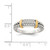 Shey Couture Sterling Silver with 14K Accent Antiqued 0.12ct Diamond Ring - View 4