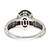 Shey Couture Sterling Silver with 14K Accent Antiqued Oval Garnet Ring, 4 mm - View 6