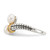 Shey Couture Sterling Silver with 14K Accent Antiqued 5.5-6 mm Cultured Freshwater Pearl and 0.03ct Diamond By-Pass Ring - View 3