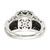 Shey Couture Sterling Silver with 14K Accent Antiqued Cushion Green Quartz Ring, 10 mm - View 6