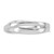 White Ice Sterling Silver Rhodium-Plated 0.03ct Diamond Crossover Ring, 3 mm - View 7