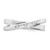 White Ice Sterling Silver Rhodium-Plated 0.03ct Diamond Crossover Ring, 3 mm - View 8