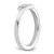 White Ice Sterling Silver Rhodium-Plated 0.053ct Diamond Ring, 5 mm - View 6