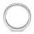 Sterling Silver Rhodium-Plated Grooved 6 mm Brushed Greek Key Wedding Band, Flat - View 2