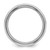 Sterling Silver Rhodium-Plated 8 mm Brushed Fancy Wedding Band, Flat - View 3
