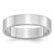 Sterling Silver Rhodium-Plated 5 mm Flat Wedding Band