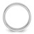 Sterling Silver Rhodium-Plated 5 mm Flat Wedding Band - View 2