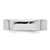 Sterling Silver Rhodium-Plated 5 mm Flat Wedding Band - View 3