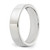 Sterling Silver Rhodium-Plated 5 mm Flat Wedding Band - View 7