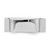 Sterling Silver Rhodium-Plated 7 mm Flat Wedding Band - View 3