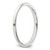 Sterling Silver Rhodium-Plated 2 mm Half-Round Wedding Band - View 8