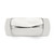 Sterling Silver Rhodium-Plated 8 mm Half-Round Wedding Band - View 9