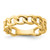 14K Yellow Gold Polished 5 mm Curb Link Ring