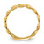 14K Yellow Gold Polished 5 mm Curb Link Ring - View 2