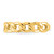 14K Yellow Gold Polished 5 mm Curb Link Ring - View 3