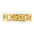 14K Yellow Gold Polished 5 mm Curb Link Ring - View 4