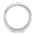 Cobalt Polished, Brushed & Grooved Black 0.09ct Diamond 7 mm Men'S Wedding Band - View 2
