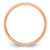14K Rose Gold 5 mm Half-Round Wedding Band - View 3