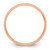 14K Rose Gold 4 mm Lightweight Half Round Wedding Band - View 3