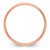 14K Rose Gold 4 mm Milgrain Half-Round Wedding Band - View 3
