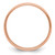 14K Rose Gold 6 mm Milgrain Half-Round Wedding Band - View 3