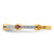 14K Yellow Gold Stackable Expressions Amethyst and 0.08ct Diamond Ring, 2 mm - View 4