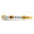 14K Yellow Gold Stackable Expressions Lab-Created Ruby and 0.08ct Diamond Ring, 2 mm - View 4