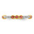 14K Yellow Gold Stackable Expressions Pink Tourmaline and 0.08ct Diamond Ring, 2 mm - View 5