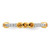 14K Yellow Gold Stackable Expressions Citrine and 0.08ct Diamond Ring, 2 mm - View 5