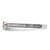 Rhodium-Plated 14K White Gold Stackable Expressions Citrine and 0.12ct Diamond Ring, 2 mm - View 4