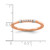 14K Two-Tone Gold Stackable Expressions 0.04ct Diamond Ring, 1.5 mm - SK2091 - View 5