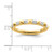 14K Yellow Gold Stackable Expressions 0.128ct Diamond Ring, 2.25 mm - View 5