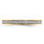 14K Yellow Gold Stackable Expressions 0.096ct Diamond Ring, 2.25 mm - View 4