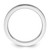 Rhodium-Plated 14K White Gold Stackable Expressions 0.096ct Diamond Ring, 2.25 mm - View 2