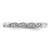 Rhodium-Plated 14K White Gold Stackable Expressions 0.04ct Diamond Twist Ring, 2.67 mm - View 3