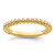 14K Yellow Gold Stackable Expressions 0.045ct Diamond Ring, 2.25 mm
