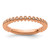 Rhodium-Plated 14K Rose Gold Stackable Expressions 0.045ct Diamond Ring, 2.25 mm