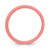 Pink-Red Silicone 5.7 mm Domed Wedding Band