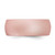 Silicone Pink Metallic 8.7 mm Domed Wedding Band - View 3