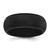 Silicone Black 8 mm Ridged Edge Wedding Band