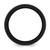 Silicone Black 8 mm Ridged Edge Wedding Band - View 2
