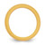 Silicone Gold Metallic 8 mm Ridged Edge Wedding Band - View 2