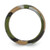 Silicone Green and Brown Camouflage 8 mm Ridged Edge Wedding Band - View 2