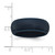 Silicone Navy Blue 8 mm Ridged Edge Wedding Band - View 4